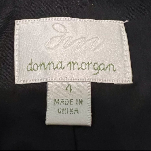 Donna Morgan Black Sequin Shift Dress - Picture 9 of 9